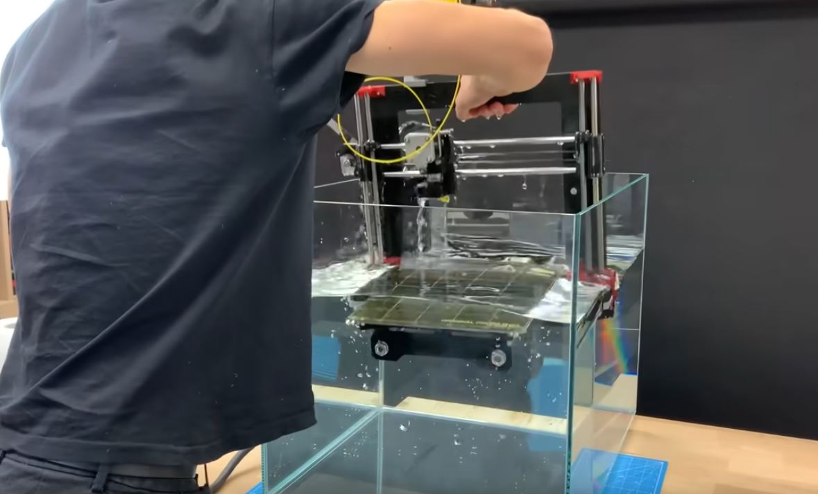 Tauchen Sie Ihren 3D-Drucker unter Wasser, um die ultimativen Überhänge zu erzielen