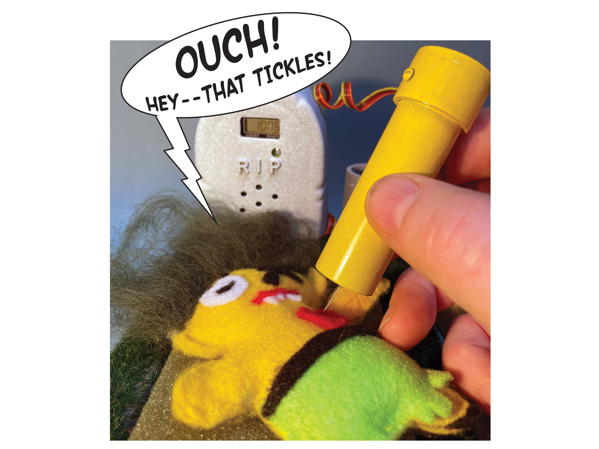 Toy Inventor’s Notebook: Talking Zombie Needle-Felt Doll Maker