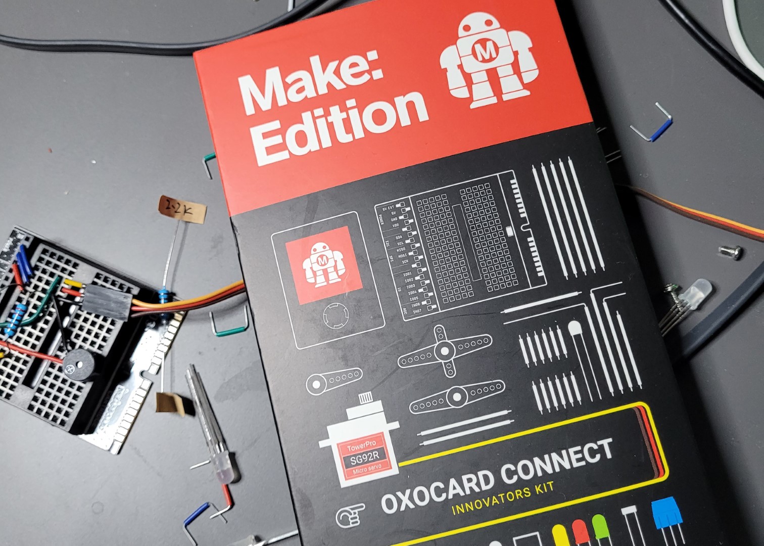 Build a Smart Thermostat With Oxocard Connect Innovators Kit Make: Edition