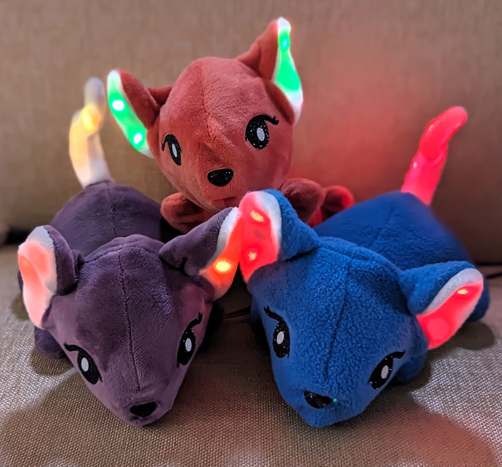 Build a Cuddly, Plush Companion Robot With Cute LED Ears