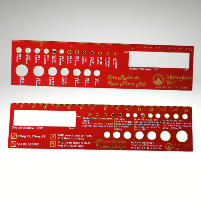 Knitting Ruler
