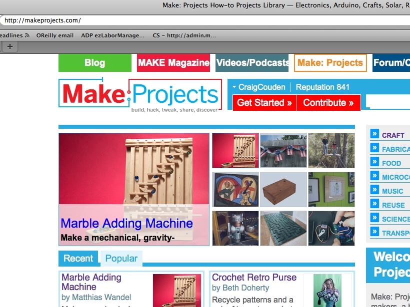 Enter a Project on Make: Projects