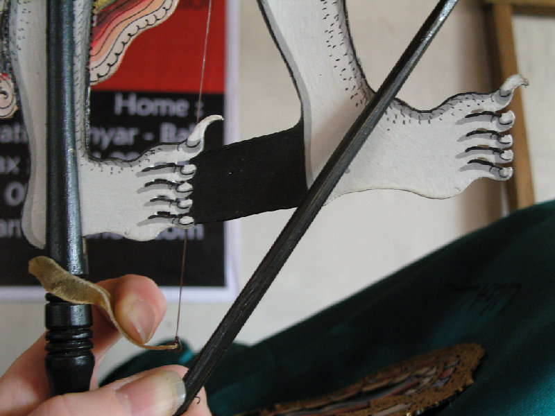 Making A Balinese Shadow Puppet (Test)