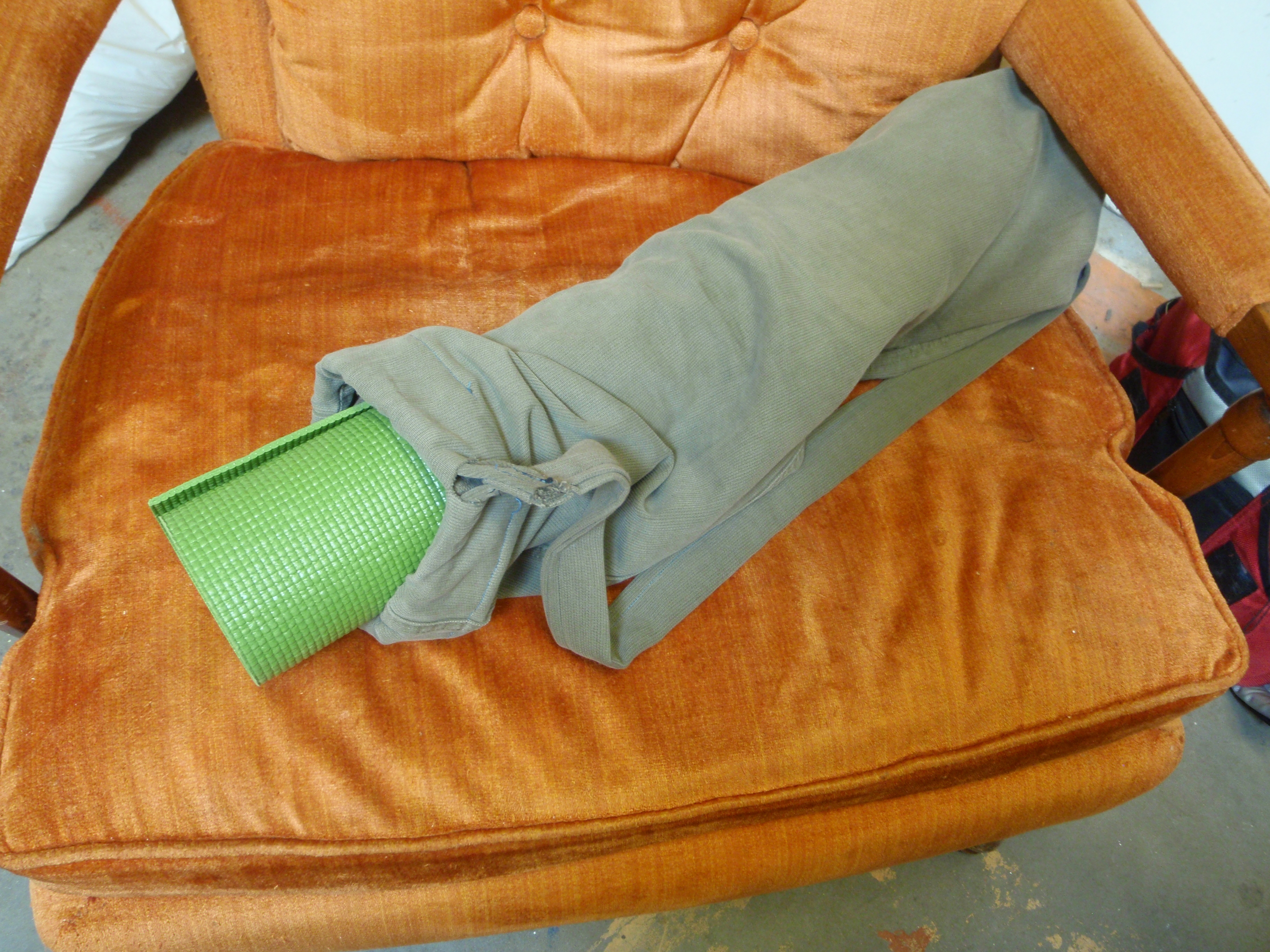Yoga Mat Bag from Old Pants