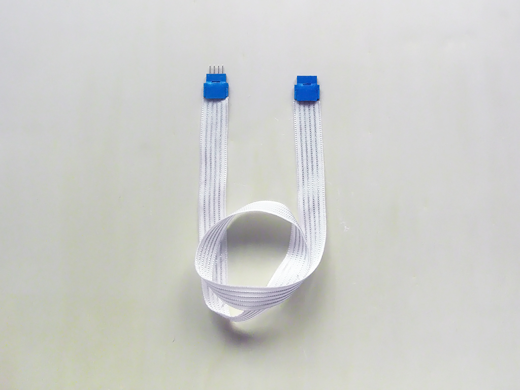 Conductive-Thread Ribbon Cable and FFC Connectors
