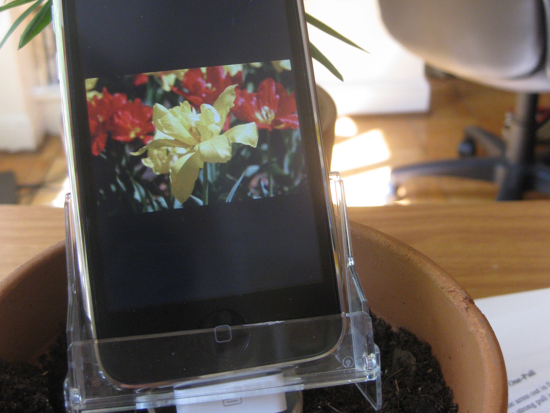 Flower Pot iPhone Charger