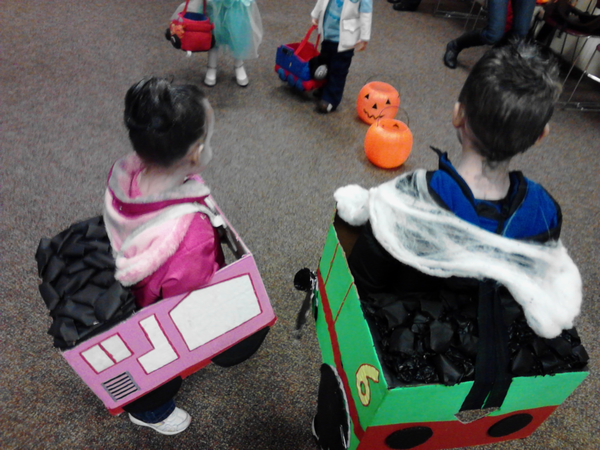 Thomas the Train Costumes (Percy and Rosie)