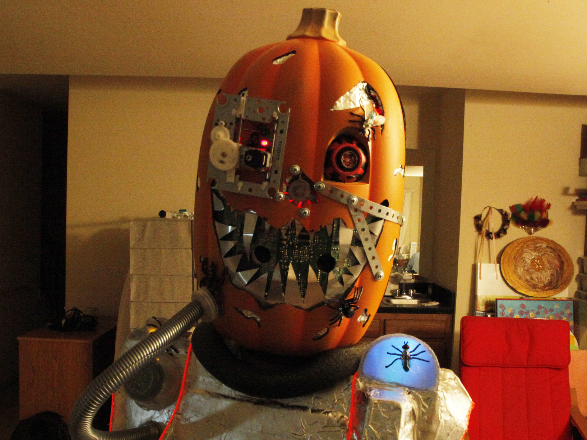 Mutant Cyborg Pumpkin Halloween Costume