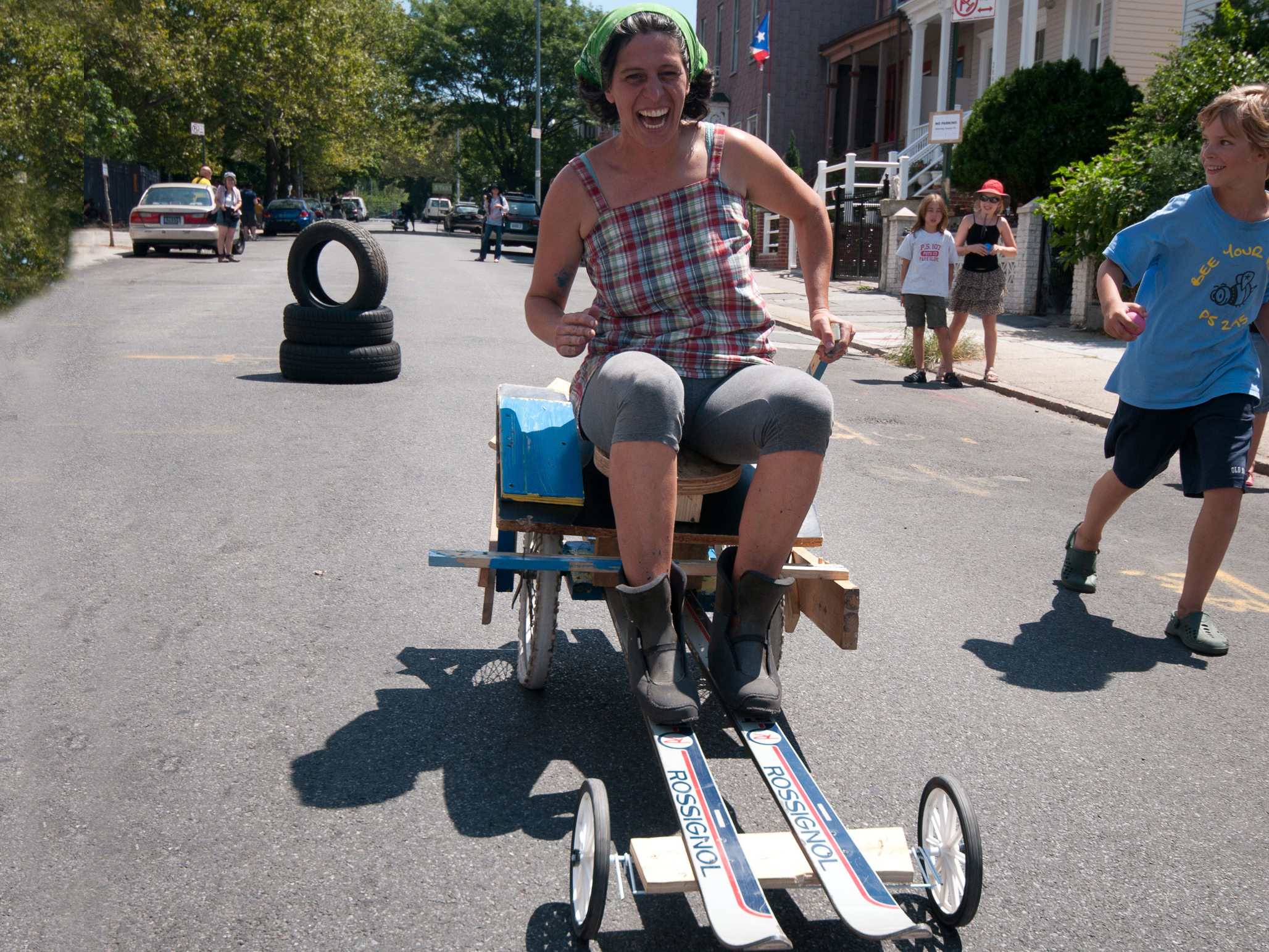 Soapbox Racer Out of Found Material