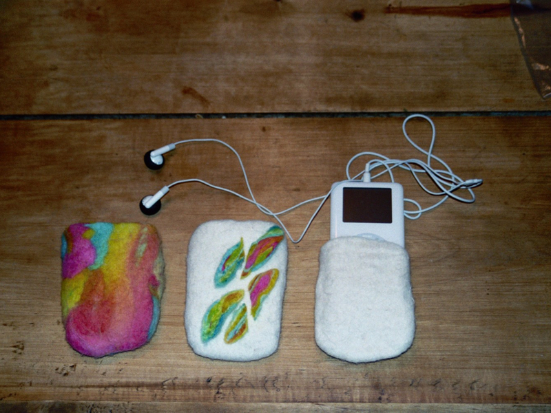 Felted iPod Cozy